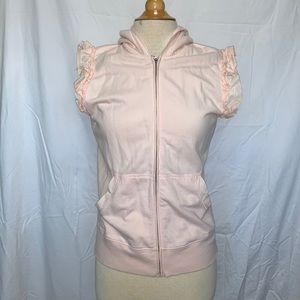 Vintage Juicy Couture sleeveless cotton hoodie. Size XL